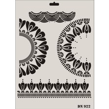 SHC4200 Dantel Seri DN-922 Stencil 35X25 cm