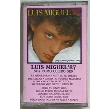 Raks Müzik Luis Miguel ’87 Soy Como Quiero Ser Kağıt Baskı Kaset