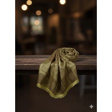 Etnik Desen Yaprak Desenli Şal