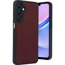 Feedback Newface Samsung Galaxy A55 5g Kılıf Aras Deri Kapak - Bordo