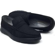 Taşpınar Ayakkabı Taşpınar 020 %100 Hakiki Nubuk Deri Ortopedik Erkek Yazlık Rahat Günlük Lofer Delikli Ayakkabı 39-45