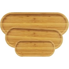 Nexgen 3'lü Oval Sunum Tabağı Seti