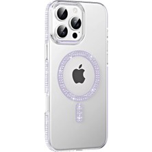 Feedback Joko Apple iPhone 16 Pro Move Taşlı Magsafe Kapak - Lila