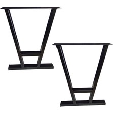 Beasym Sehpa Ayağı Metal Ayak Masif Ahşap Kütük Orta Sehpa Ayakları