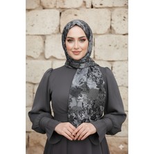 Gül Desenli Çift Taraflı Şal