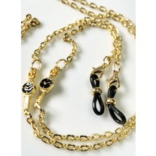 Thinblack Gözlük Zinciri Saat Figürlü