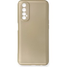 Feedback Newface Realme 7 Kılıf First Silikon - Gold