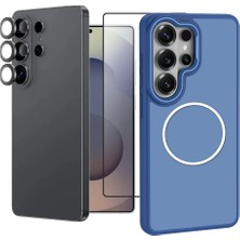 Teleplus Samsung Galaxy S26 Ultra Kılıf Manyetik Şarj Özellikli Tpu + Pc Sanremo Kapak + Tam Kapatan Ekran Koruyucu 3D Lens Koruyucu