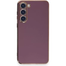 Feedback Newface Samsung Galaxy S23 Plus Kılıf Volet Silikon - Mor