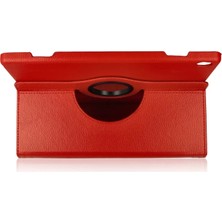 Feedback Newface Lenovo M10 X505F Kılıf 360 Tablet Deri Kılıf - Kırmızı