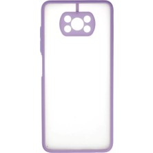 Feedback Newface Xiaomi Pocophone X3 Kılıf Montreal Silikon Kapak - Mor