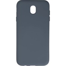 Feedback Newface Samsung Galaxy J7 Pro / J730 Kılıf Nano Içi Kadife Silikon - Gri