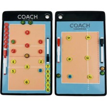 Scucs Scx 1298 Voleybol Mıknatıslı Taktik Tahtası - Tam ve Yarım Saha Çizimli