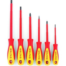 SHC4200 Tornavida Seti Izoleli Elektrikçi 6 Parça