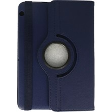 Feedback Newface Huawei Mediapad T3 10 / 9.6 Kılıf 360 Tablet Deri Kılıf - Lacivert