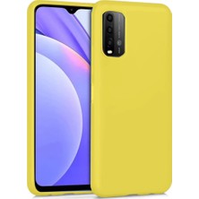 Feedback Newface Xiaomi Redmi 9t Kılıf Nano Içi Kadife Silikon - Sarı