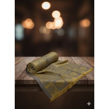 Etnik Desen Yaprak Desenli Şal