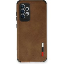 Feedback Newface Samsung Galaxy A73 5g Kılıf Loop Deri Silikon - Kahverengi