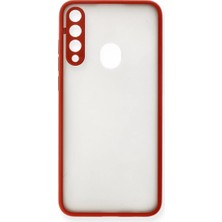 Feedback Newface Huawei Y6P Kılıf Montreal Silikon Kapak - Kırmızı