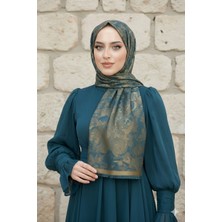 Gül Desenli Çift Taraflı Şal