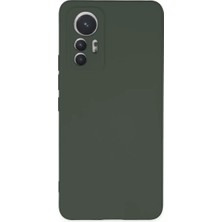 Feedback Newface Xiaomi Mi 12 Lite Kılıf Nano Içi Kadife Silikon - Koyu Yeşil