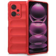 Feedback Newface Xiaomi Redmi Note 12 4g Kılıf Optimum Silikon - Kırmızı