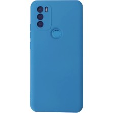 Feedback Newface General Mobile Gm 21 Plus Kılıf Nano Içi Kadife Silikon - Mavi