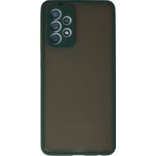Feedback Newface Samsung Galaxy A72 Kılıf Montreal Silikon Kapak - Koyu Yeşil