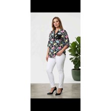 Modelist Pul Payet Işlemeli Oversize Şık Gömlek