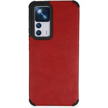 Feedback Newface Xiaomi Mi 12T Kılıf Loop Deri Silikon - Kırmızı