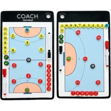 Scucs Scx 1299 Hentbol Mıknatıslı Taktik Tahtası - Tam ve Yarım Saha Çizimli