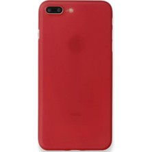 Feedback Newface iPhone 8 Plus Kılıf Pp Ultra Ince Kapak - Kırmızı