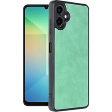 Feedback Newface Samsung Galaxy A06 Kılıf Aras Deri Kapak - Koyu Yeşil