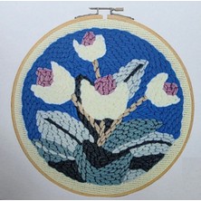 Atlas Hobi Punch Needle El Iși Seti - Kasnak, Iğne, Iplik Dahil Nakış Kiti