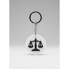 Feedback Burç Anahtarlık - Terazi Burcu-3'lü