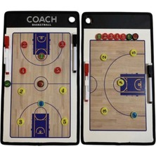 Scucs Scx 1297 Basketbol Mıknatıslı Taktik Tahtası - Tam Saha Çizimli