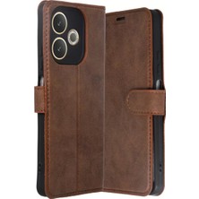 Feedback Newface Oppo A5 Pro 4g Trend S Plus Kapaklı Kılıf - Taba