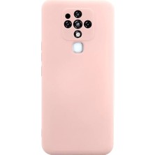 Feedback Newface Tecno Camon 16 Kılıf Nano Içi Kadife Silikon - Pudra