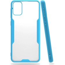 Feedback Newface Samsung Galaxy M31 Kılıf Platin Silikon - Mavi