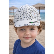 Aydın Şapkacınız 1-3 Yaş Erkek Çocuk Siperli Şapka Cırtlı Ayarlanabilir Günlük Kullanım