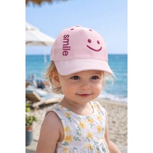Aydın Şapkacınız 1-3 Yaş Kız Çocuk Siperli Şapka Cırtlı Ayarlanabilir Günlük Kullanım