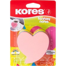 Kores Fantasy Kalp Yapışkanlı Not Kağıdı (12'li Ekonomik Kutu)