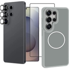 Teleplus Samsung Galaxy S26 Ultra Kılıf Manyetik Şarj Özellikli Tpu + Pc Sanremo Kapak + Tam Kapatan Ekran Koruyucu 3D Lens Koruyucu