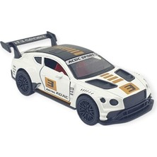 tp Çek Bırak Araba Metal - 3672C - Beyaz - Sarı (Lisinya)