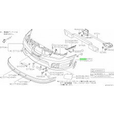 TŞT Subaru Impreza Ön Tampon Kenar Panjuru Sol 2006 (Oem No:  55552FE090WG)