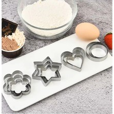 Nexgen 12 Adet Paslanmaz Çelik Kurabiye Kalıbı Seti