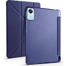 Cenk Xstore Newface Xiaomi Redmi Pad Se 4g Kılıf Kalemlikli Mars Tablet Kılıfı - Lacivert