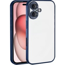 Cenk Xstore Newface Apple iPhone 17 Razer Lensli Silikon - Lacivert