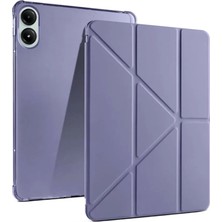 Cenk Xstore Newface Xiaomi Redmi Pad Pro 12.1 Kılıf Kalemlikli Mars Tablet Kılıfı - Lavender