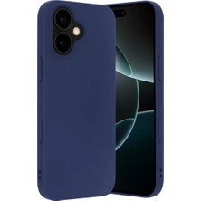 Cenk Xstore Newface Apple iPhone 17 Nano Içi Kadife Silikon - Lacivert